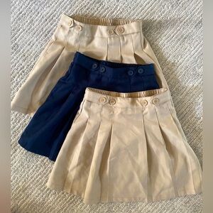 3 (three) IZOD girls school uniform approved schoolwear skorts size 12 regular